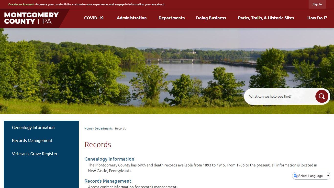 Records | Montgomery County, PA - Official Website